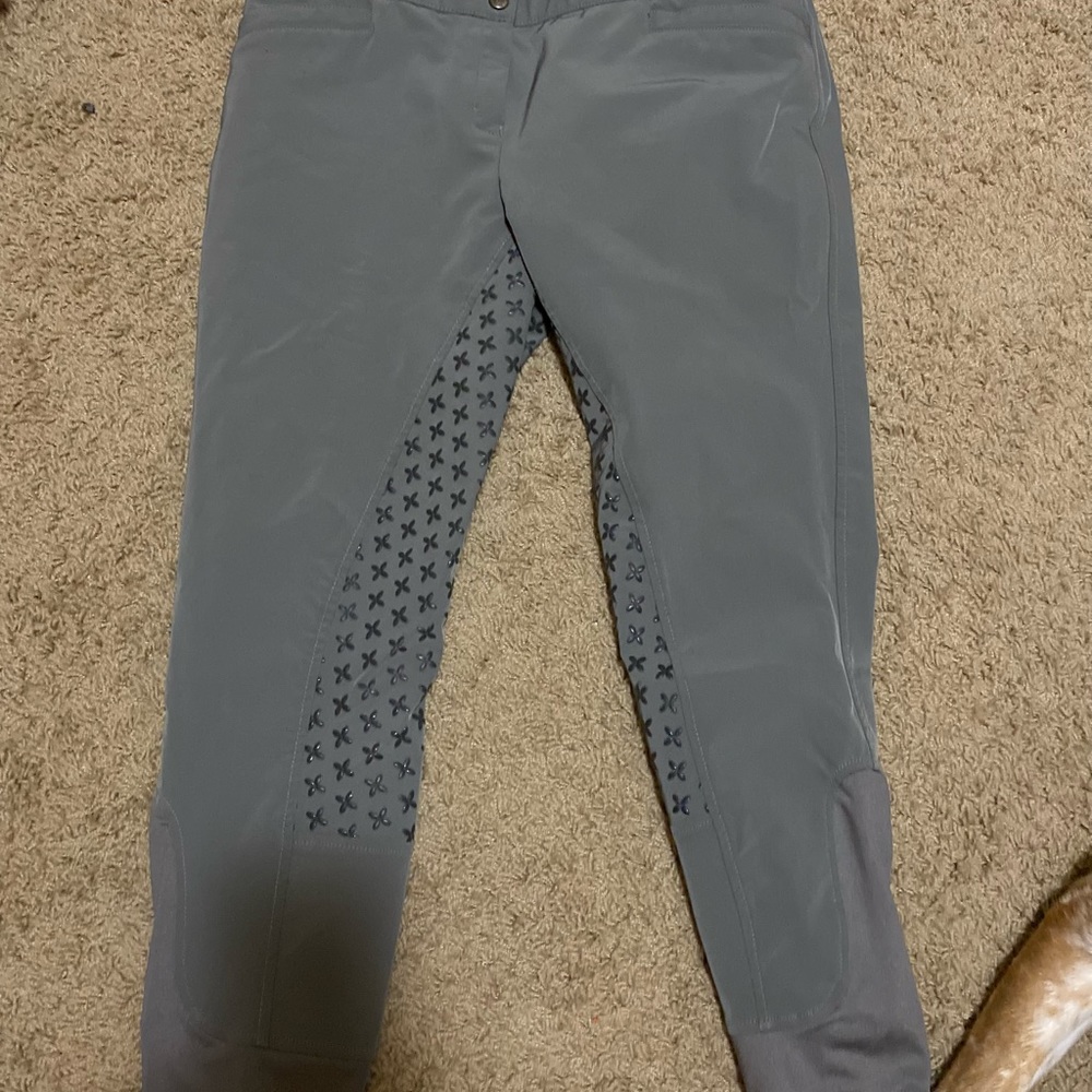 Ovation full seat grey breeches